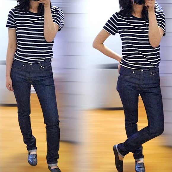 A.P.C. Petit New Standard Straight Slim Japanese Selvedge Denim Jeans - Picture 3 of 11